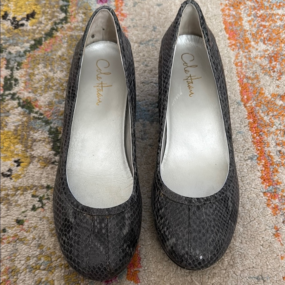 Cole Haan Black Sparkly Flats